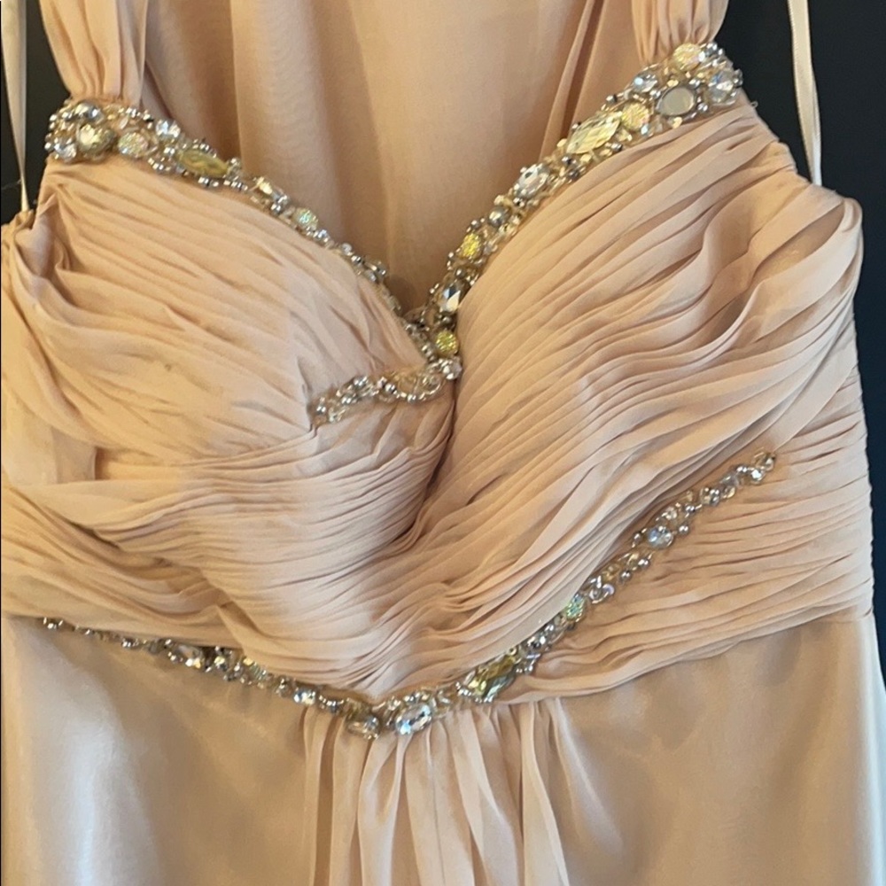 Light gold formal gown